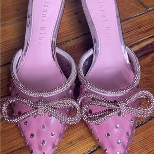 Gianni Bini Pink Embellished Women's Shoes